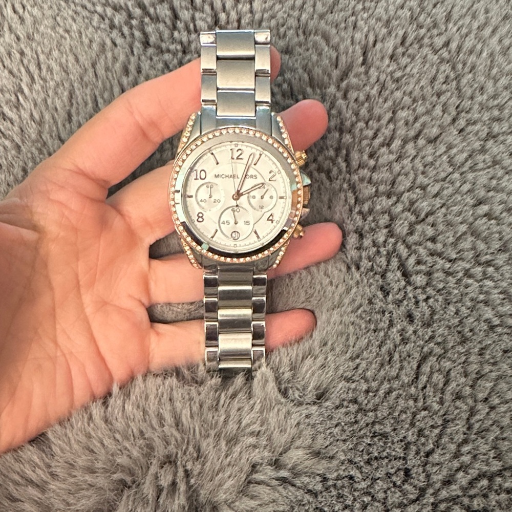 Michael Kors Silver and Gold Women's Watch
